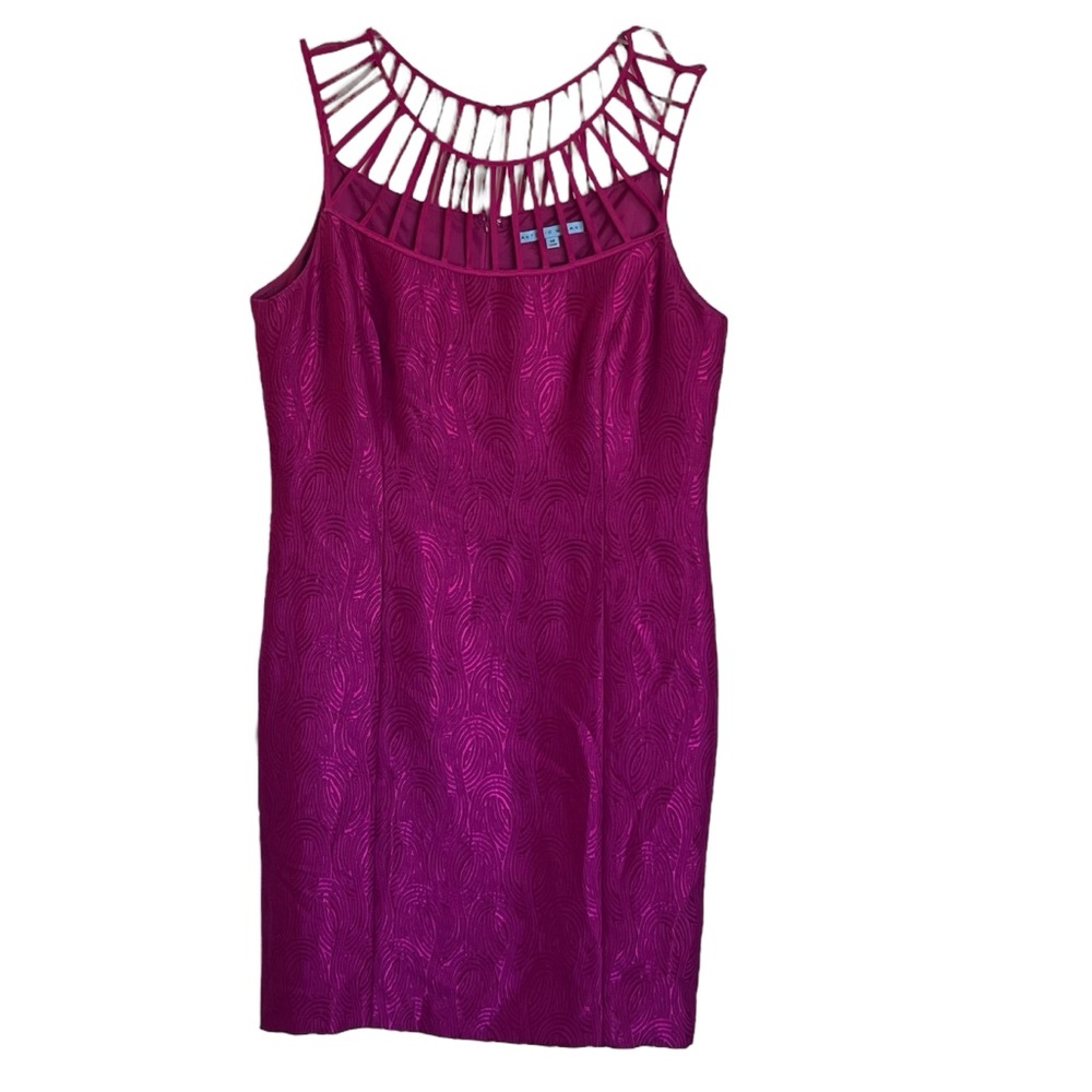 Elegant Purple Sleeveless Dress